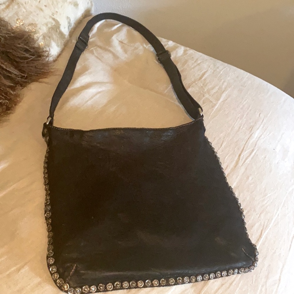 Campomaggi black leather purse